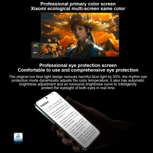 Xiaomi 14, 16 Go + 512 Go, 6,36 pouces Xiaomi HyperOS Snapdragon 8 Gen 3 Octa Core 4 nm jusqu'à 3,3 GHzz, NFC, réseau : 5G (blanc) SX303A1560-014
