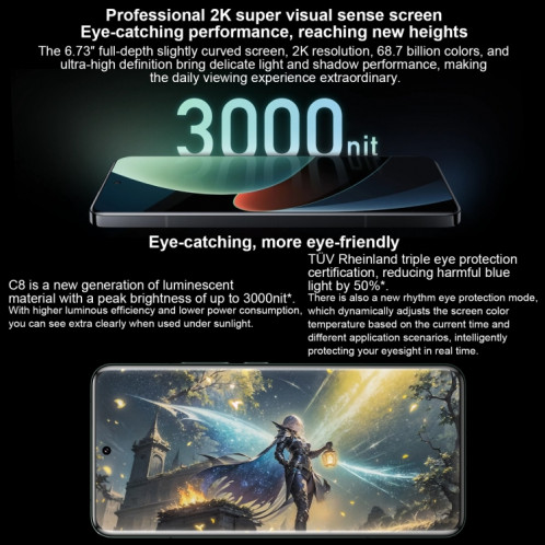 Xiaomi 14 Pro, 16 Go + 1 To, 6,73 pouces Xiaomi HyperOS Snapdragon 8 Gen 3 Octa Core 4 nm jusqu'à 3,3 GHz, NFC, réseau : 5G (blanc) SX303A1737-013