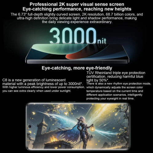 Xiaomi 14 Pro Titanium Special Edition, 16 Go + 1 To, 6,73 pouces Xiaomi HyperOS Snapdragon 8 Gen 3 Octa Core 4 nm jusqu'à 3,3 GHz, NFC, réseau : 5G (Titane) SX601A1260-013