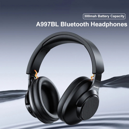 Casque stéréo Bluetooth sans fil AWEI A997BL (noir) SA001A964-04