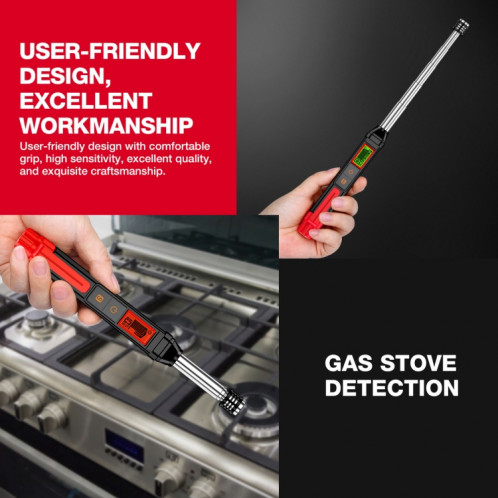 HABOTEST HT56 détecteur de gaz combustible gaz de pétrole liquéfié alarme de gaz naturel SH87661639-08