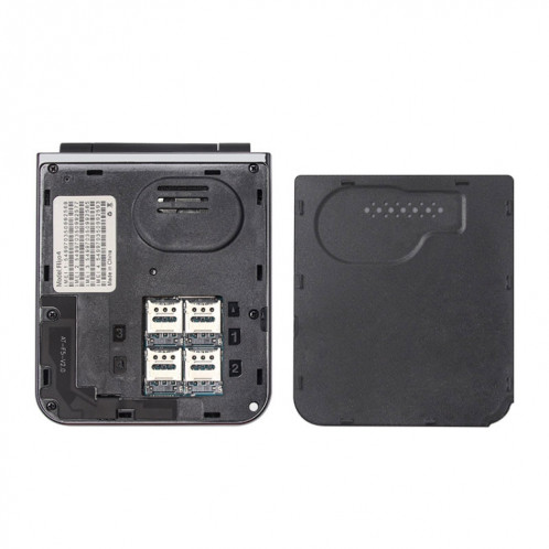 Téléphone à clapet UNIWA F265, 2,55 pouces Mediatek MT6261D, FM, 4 cartes SIM, 21 touches (or) SU401C670-07