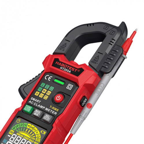HABOTEST HT205A multimètre à pince intelligent multifonctionnel anti-brûlure SH87751745-09