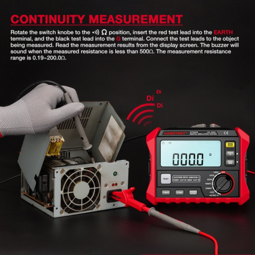HABOTEST HT5205 Testeur de résistance d'isolation SH8792555-09