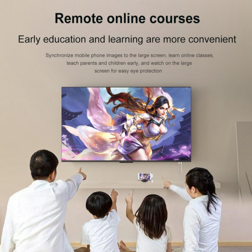 Câble adaptateur de lecteur d'écran de récepteur d'émetteur HDMI sans fil CS7 (blanc) SH601A1613-010