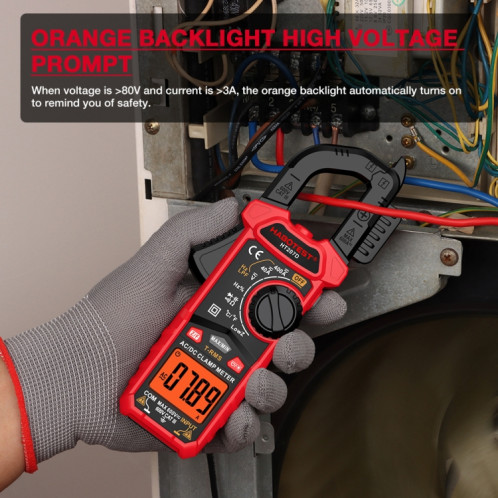 Multimètre à pince numérique multifonctionnel HABOTEST HT207D SH88291875-017