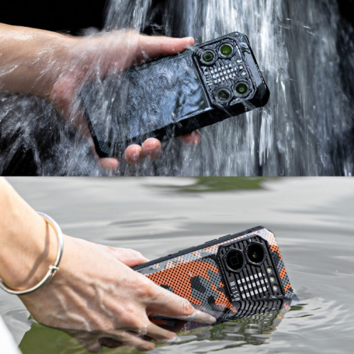  Téléphone robuste IIIF150 B2 Pro, 12 Go + 256 Go, empreinte digitale latérale, vision nocturne, 6,78 pouces Android 13 MTK Helio G99 Octa Core, réseau : 4G, NFC, OTG (orange) SI801B1262-07