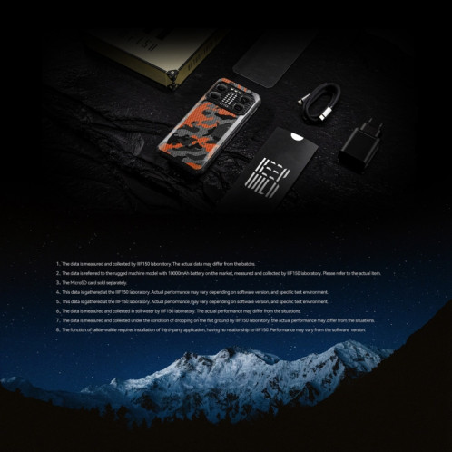  Téléphone robuste IIIF150 B2 Pro, 12 Go + 256 Go, empreinte digitale latérale, vision nocturne, 6,78 pouces Android 13 MTK Helio G99 Octa Core, réseau : 4G, NFC, OTG (noir) SI801A1216-07