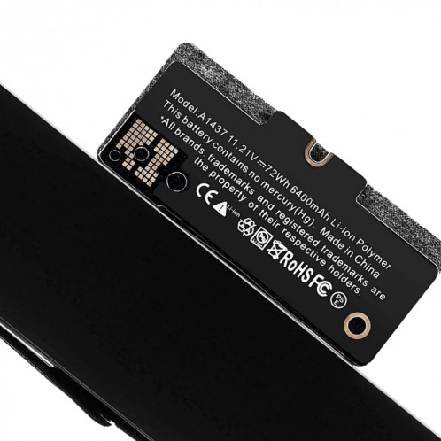 Remplacement de la batterie A1437 6600mAh SH39101387-07