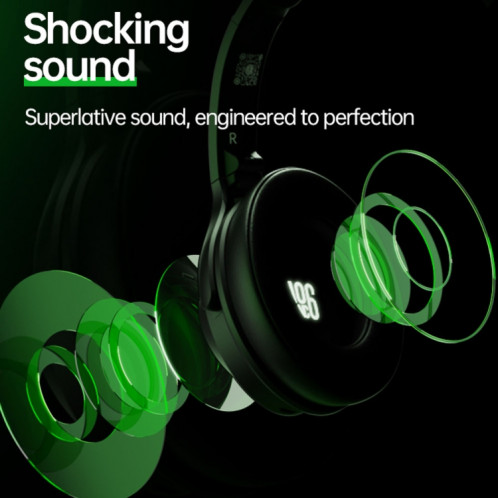 Le casque de réduction de bruit de sport sans fil L700 3 en 1 prend en charge la carte Bluetooth / 3,5 mm / TF (vert) SH701E1210-09