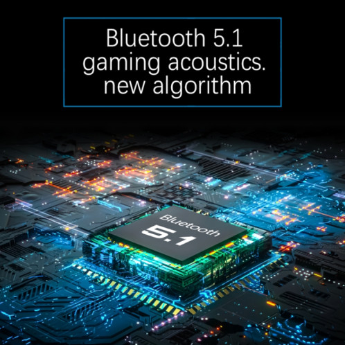 Casque de jeu sans fil pliable à réduction de bruit ENC L800 avec microphone (bleu) SH101B124-010