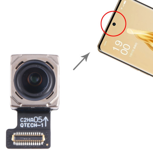 Pour caméra frontale d'origine OPPO Reno9 Pro SH25061579-05