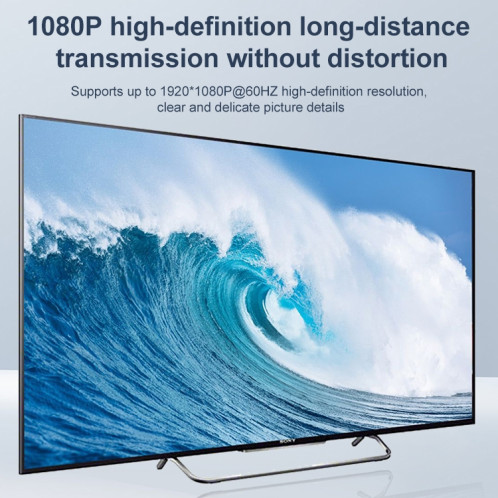 Measy ET1815 Convertisseur émetteur et récepteur HDMI Extender, Distance de transmission : 150 m, Prise : Royaume-Uni SM90041819-010