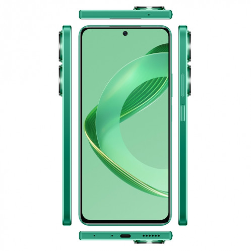 HUAWEI nova 11 SE, 512 Go, identification par empreinte digitale à l'écran, 6,67 pouces HarmonyOS 4.0 Qualcomm Snapdragon 680 Octa Core, réseau : 4G, NFC, OTG, ne prend pas en charge Google Play (vert) SH102A1600-010