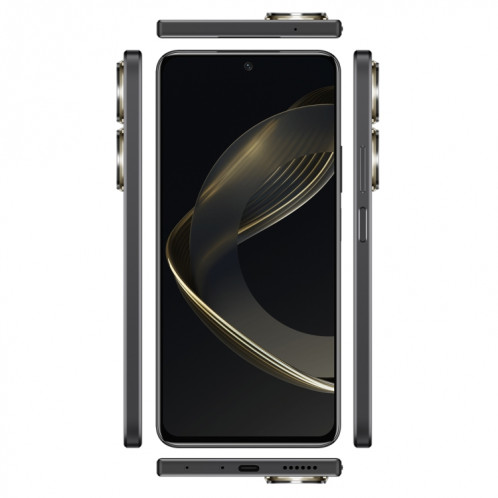 HUAWEI nova 11 SE, 512 Go, identification par empreinte digitale à l'écran, 6,67 pouces HarmonyOS 4.0 Qualcomm Snapdragon 680 Octa Core, réseau : 4G, NFC, OTG, ne prend pas en charge Google Play (noir) SH102C1216-010