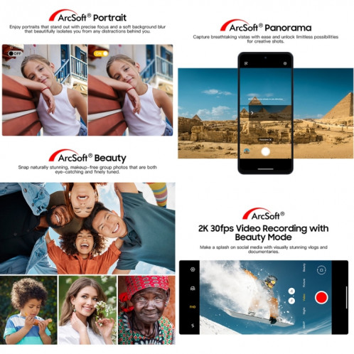  Blackview SHARK 8, 8 Go + 256 Go, identification par empreinte digitale, 6,78 pouces Android 13 MTK6789 Helio G99 Octa Core jusqu'à 2,2 GHz, réseau : 4G, OTG (Scorching Gold) SB302A268-023