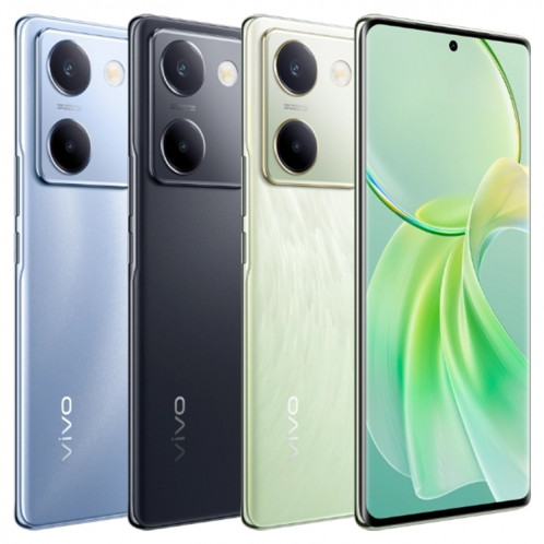 vivo Y100, 12 Go + 512 Go, identification faciale / identification par empreinte digitale d'écran, 6,78 pouces Android 13.0 OriginOS 3 Snapdragon 695 Octa Core, OTG, réseau : 5G (bleu) SV603A1586-011