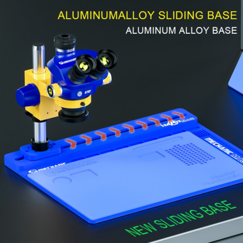Base coulissante en alliage d'aluminium pour microscope mécanique imat Max-air SM94541441-05