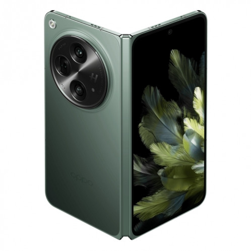 OPPO Find N3, 12 Go + 512 Go, empreinte digitale latérale, 7,82 pouces + 6,31 pouces ColorOS 13.2 Snapdragon 8 Gen 2 Octa Core jusqu'à 3,187 GHz, NFC, OTG, réseau : 5G (vert) SO901A1210-022