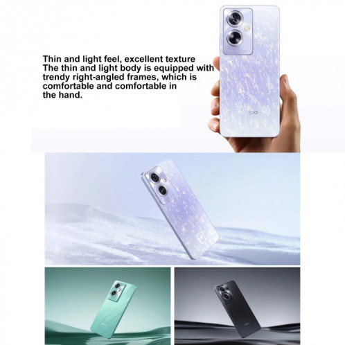 OPPO A2, 12 Go + 256 Go, empreinte digitale latérale, 6,72 pouces ColorOS 13,1 Dimensity 6020 Octa Core jusqu'à 2,2 GHz, OTG, réseau : 5G (vert brillant) SO001C1367-013