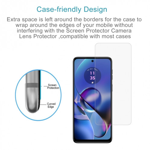 Pour Motorola Moto G64y 5G 10 pièces Film de verre trempé 0.26mm 9H 2.5D SH81211423-06