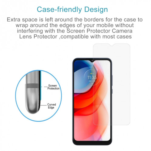 Pour Motorola Moto G Play 2024, 50 pièces, Film en verre trempé 0.26mm 9H 2.5D SH8201581-06