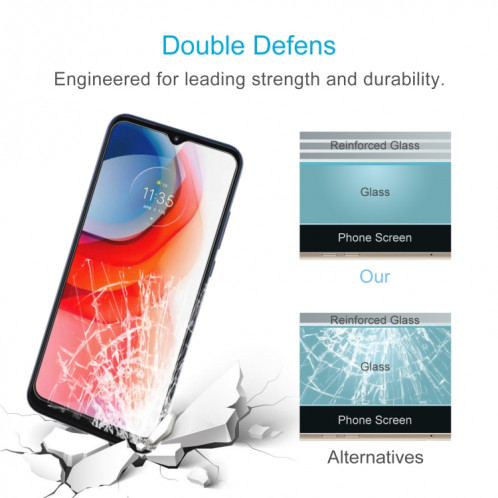 Pour Motorola Moto G Play 2024, 50 pièces, Film en verre trempé 0.26mm 9H 2.5D SH8201581-06