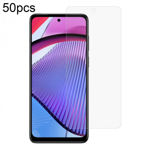 Film en verre trempé 0.26mm 9H 2.5D pour Motorola Moto G Power 5G 2024, 50 pièces SH8202574-06