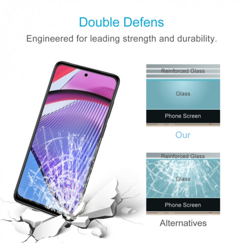 Film en verre trempé 0.26mm 9H 2.5D pour Motorola Moto G Power 5G 2024, 50 pièces SH8202574-06
