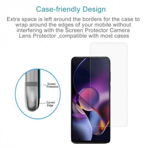 Film en verre trempé 0.26mm 9H 2.5D pour Motorola Moto G Stylus 5G 2024, 50 pièces SH82061302-06