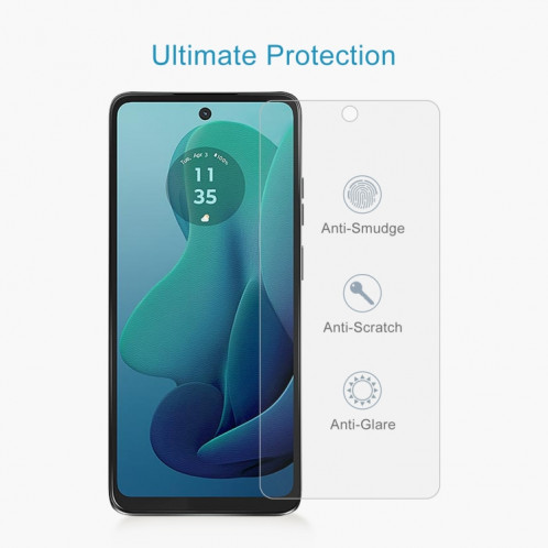 Pour Motorola Moto G 5G 2024, 50 pièces, Film en verre trempé 0.26mm 9H 2.5D SH82071578-06