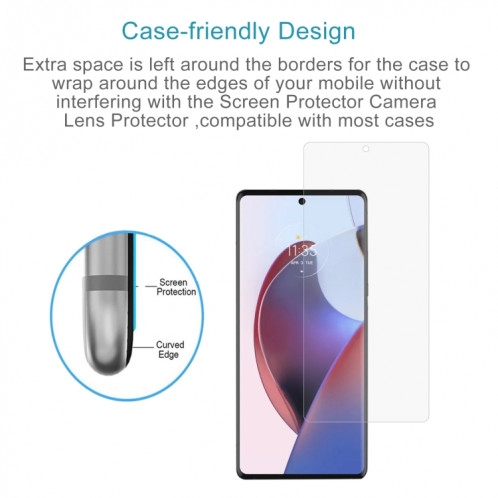 Pour Motorola Moto X50 Ultra, 50 pièces, Film en verre trempé 0.26mm 9H 2.5D SH82141624-06