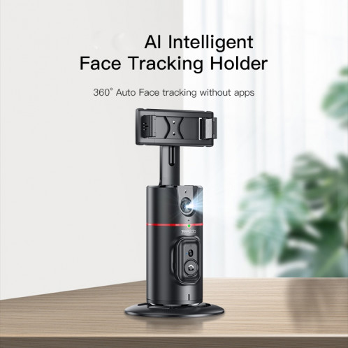YESIDO SF16 Support PTZ de suivi automatique du visage à 360 degrés Al (noir) SY701A297-013