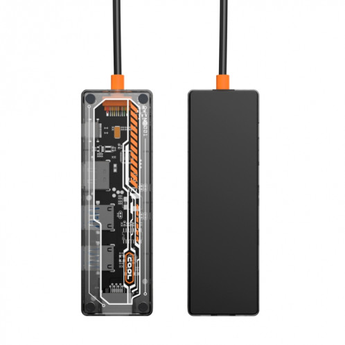 SW5R 5 en 1 Type-C vers PD+USB3.0+USB2.0+HDMI+RJ45 HUB Station d'accueil (gris) SH601A276-010
