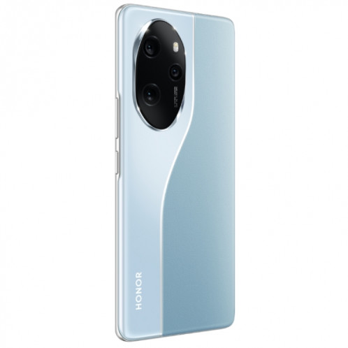 Honor 100 Pro, 12 Go + 256 Go, identification par empreinte digitale à l'écran, 6,78 pouces MagicOS 7.2 Snapdragon 8 Gen 2 Octa Core jusqu'à 3,19 GHz, réseau : 5G, NFC, OTG, ne prend pas en charge Google Play (bleu) SH001B1001-014