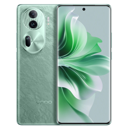 OPPO Reno11 Pro, 12 Go + 512 Go, empreinte digitale d'écran, 6,74 pouces ColorOS 14 Qualcomm Snapdragon 8+ Gen 1 Octa Core jusqu'à 3,2 GHz, NFC, OTG, réseau : 5G (vert) SO002B1619-013