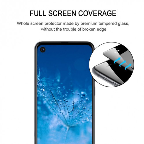 Pour Motorola Moto P40 pleine puissance Glue plein écran en verre trempé Film SH06011714-08