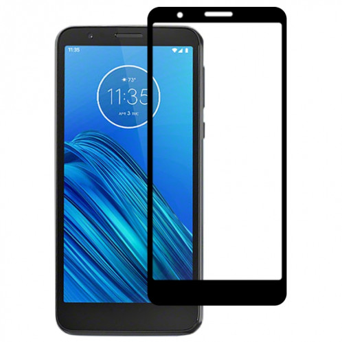 Pour Motorola Moto E6 Full Glue Film en verre trempé plein écran SH0607475-08