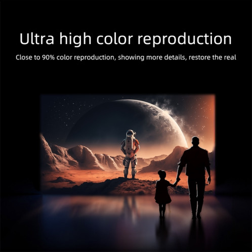 A003 Mini projecteur Android LED rotatif à 360 degrés 150 lumens 1280x720P, spécification: prise britannique SH30011370-09
