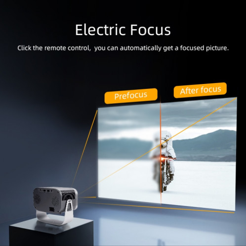 A003 150 Lumens 1280x720P Mini projecteur Android LED rotatif à 360 degrés, Spécification: Prise UE SH3002795-09