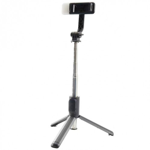 Q07 Bluetooth Selfie Stick multifonctionnel trépied de diffusion en direct avec lumière (noir) SH602A458-06