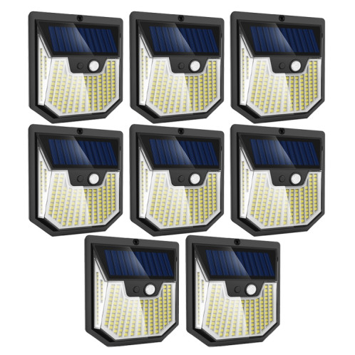 8 pièces XY0159 159 LED extérieur solaire corps humain capteur cour applique murale SH53051597-011