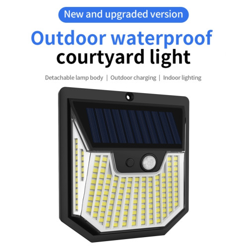 8 pièces XY0159 159 LED extérieur solaire corps humain capteur cour applique murale SH53051597-011