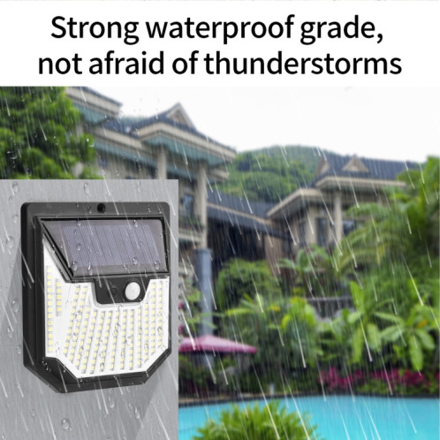 1pc XY0159 159 LEDs extérieur solaire corps humain capteur cour applique murale SH530196-011