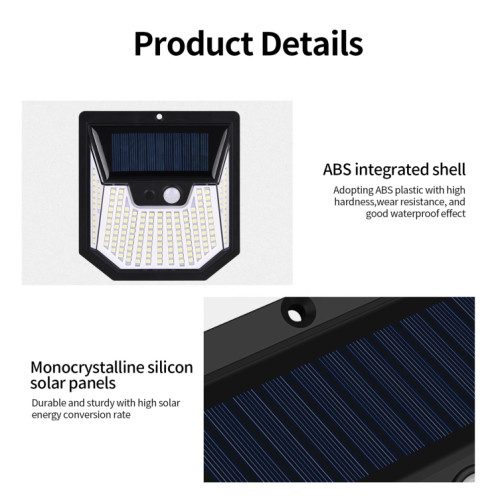 8 pièces XY0159 159 LED extérieur solaire corps humain capteur cour applique murale SH53051597-011