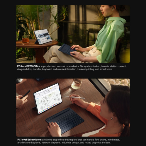 HUAWEI MatePad Pro 11 pouces 2024 WiFi, 12 Go + 256 Go, communication par satellite bidirectionnelle HarmonyOS 4 Beidou, ne prend pas en charge Google Play (bleu) SH601C1396-011