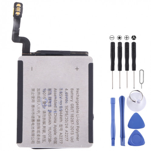 Pour Apple Watch SE 40 mm A2277 2020 Batterie Li-ion 245 mAh SH280119-04