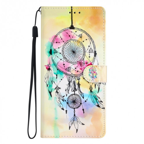 Pour Ulefone Note 14 Étui de téléphone en cuir à dessin coloré (attrape-rêves) SH301H1606-07