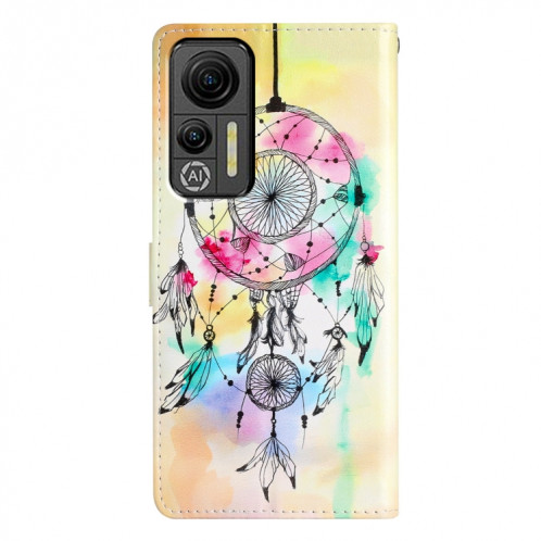 Pour Ulefone Note 14 Étui de téléphone en cuir à dessin coloré (attrape-rêves) SH301H1606-07
