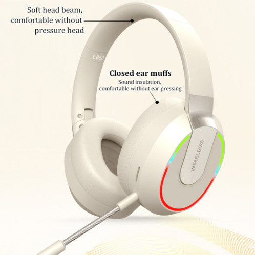 Écouteur Bluetooth sans fil pliable à réduction de bruit ENC L850 avec microphone (rose) SH201B1485-08